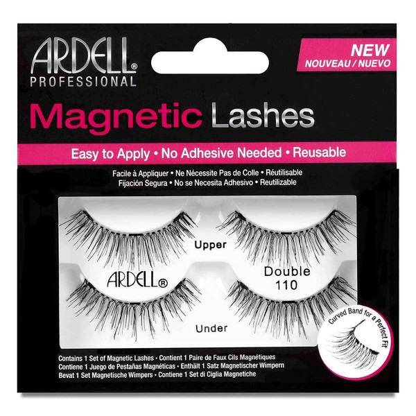 Ardell Professional Magnetic Double Strip Lashes, 110 Black