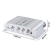 Digital Hi-Fi Power Amplifier 2.1CH Subwoofer Stereo Audio Player Car