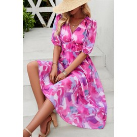 UEAL Easter Summer Dresses for Women Lavender Long Spring Baby Shower Dresses for Guest Women Small Purple