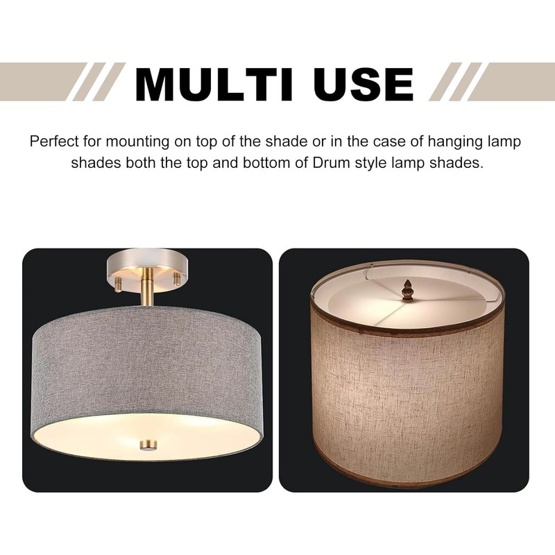 Awclub Lampshade Diffuser, 15" Diameter Round Diffuser Lamp Shade for