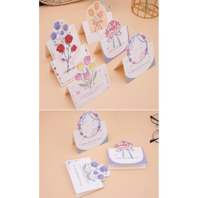 moin moin 2409me343 Message Card Bouquet 42 Count Bulk Set