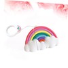 jojofuny 3pcs Cartoon Rainbow Wireless Earphone Cover Protective Case for