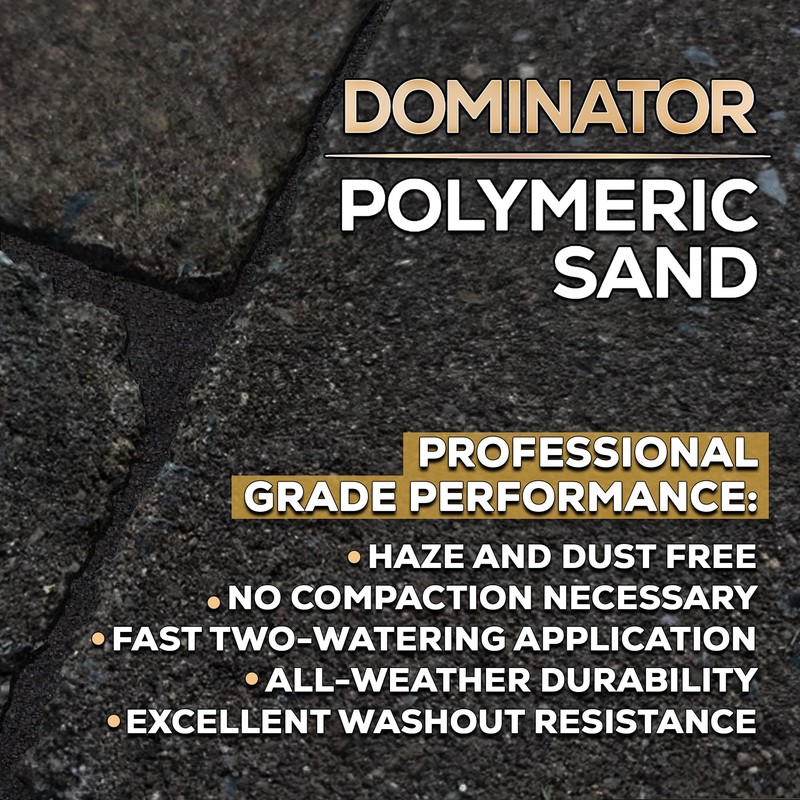 40 Pound Midnight Black DOMINATOR Polymeric Sand with Revolutionary Ceramic