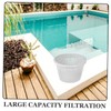 Mipcase Swimming Pool Filter Basket Plastic Skimmer Basket for Easy
