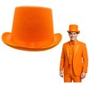 Nicky Bigs Novelties Deluxe Tall Orange Top Hat Tuxedo Costume,