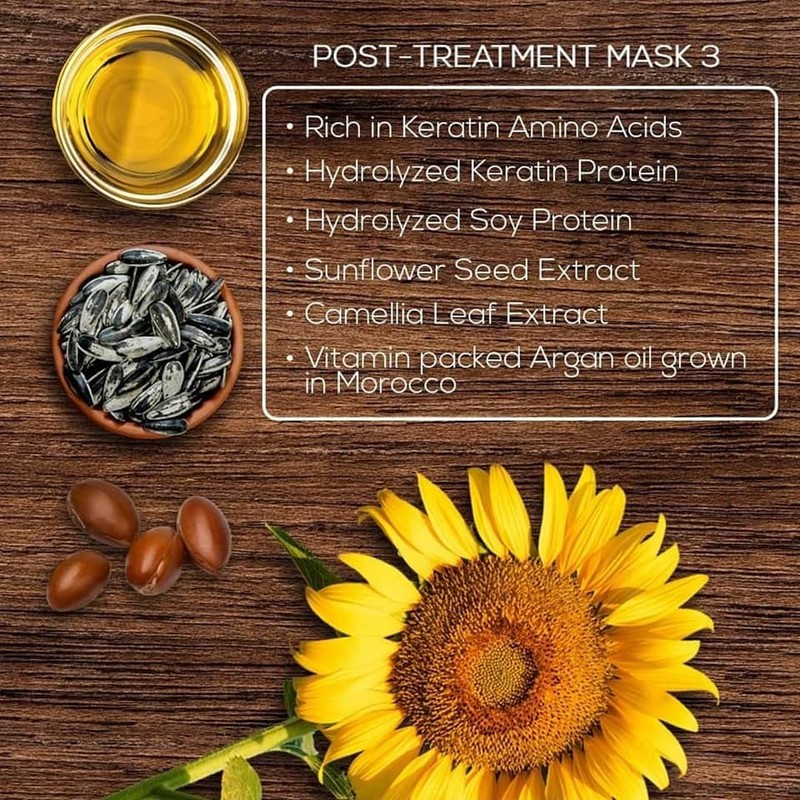ORGANIC KERATIN TREATMENT - POST-TREATMENT MASK - 4oz