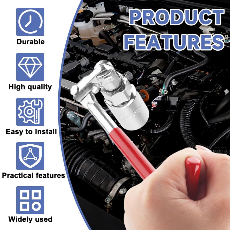 Spark Plug Wrench, Spark Plug Socket Set with 5/8" (6mm)