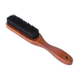 Baluue 2 Pcs Men's Styling Beard Brush Portable Wooden Handle Pig Bristles Perfect Present for Your Bearded Loved One