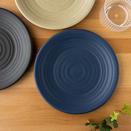 Tarhong DN22909476 Artisan Salad Plate, 8.7 inches (22 cm), Blue, Dish, Break-resistant, Melamine Tableware, Plastic, Dishwasher Safe, One-Plate, Stylish, Cute, Lightweight, Outdoor, Camping, Outdoor