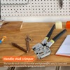 CCJZBCAU Stud Crimper Pliers 10inch Aluminum Alloy Keel Pliers Punch