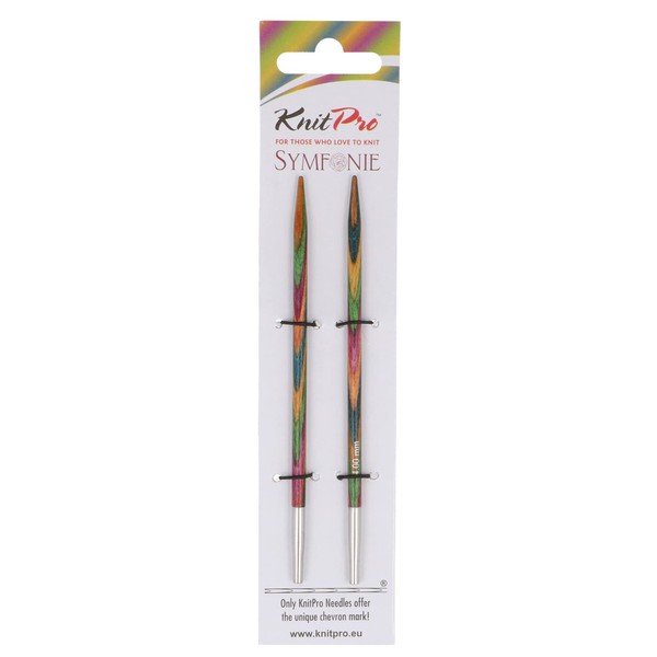 KnitPro 4 mm Symfonie Interchangeable Normal Circular Needles, Multi-Color
