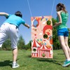 Carnival Toss Game Banner, Circus Clown Pattern Backyard Throwing Game