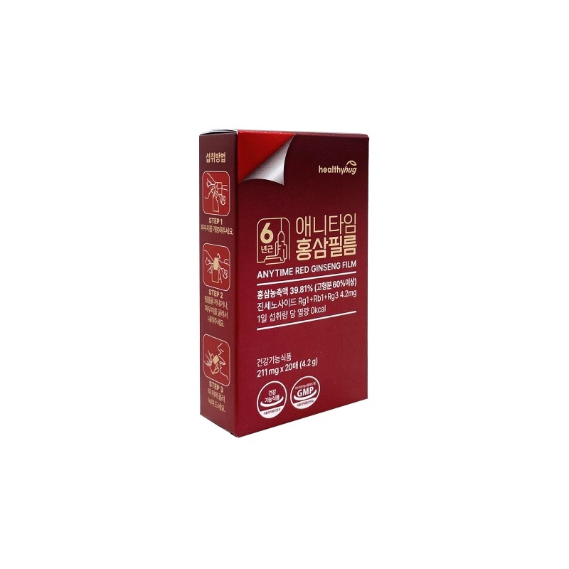 Healthy Hug 6-Year-Old Anytime Red Ginseng Film 211mg 20 Films
