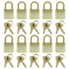 Litoexpe 10 Pcs Mini Cute Diary Padlock Tiny Small Luggage