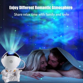 Astronaut Galaxy Projector, Star Projector Light, Kids Night Light, Nebula Star Ceiling Night Light with Remote,Gifts for Birthdays, Valentine's Day, Christmas