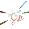 Pentel K110-DMPX Hybrid Dual Metallic Gel Rollerball Pen Glitter Gel