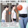 コモライフ ピーンと腰ベルト 大 (85~105cm) 腰 骨盤 サポーター 引き締め 水洗いOK メッシュ