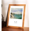 Wooden Photo Frame, A4 Size, Can Be Placed, Acrylic, High