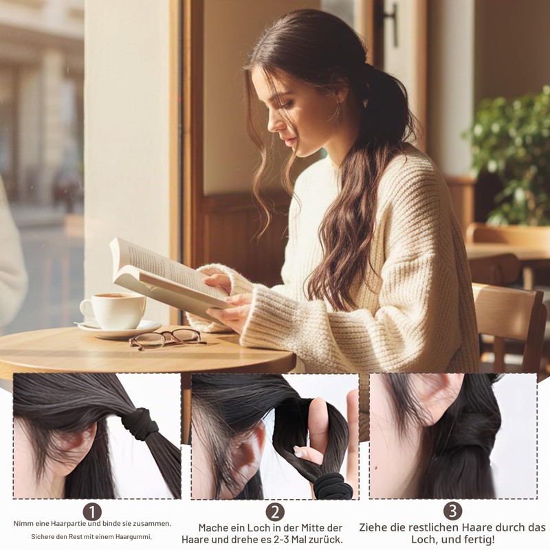 2 Pieces Hair Extensions Braid, Dark Brown Hair Extensions Braid