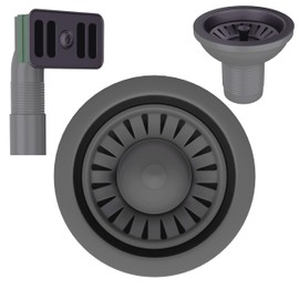 Sink Strainer (with Overflow, Gunmetal)