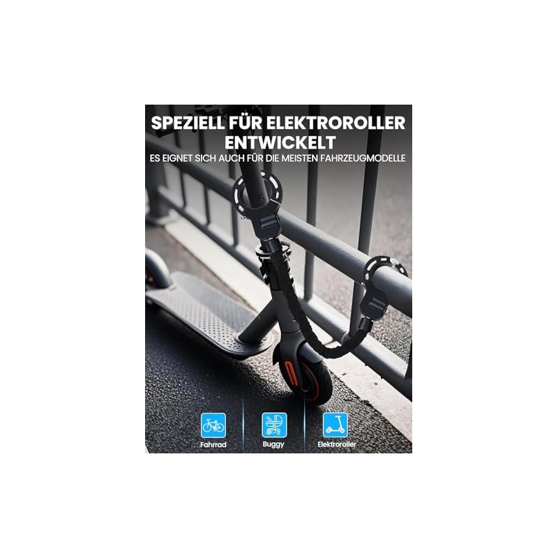 90 cm Hardened Steel Handcuff Lock - Anti-Theft Device for