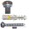Inbrackets Value M8 x 50mm Masonry Brick Wall Fixing Screw