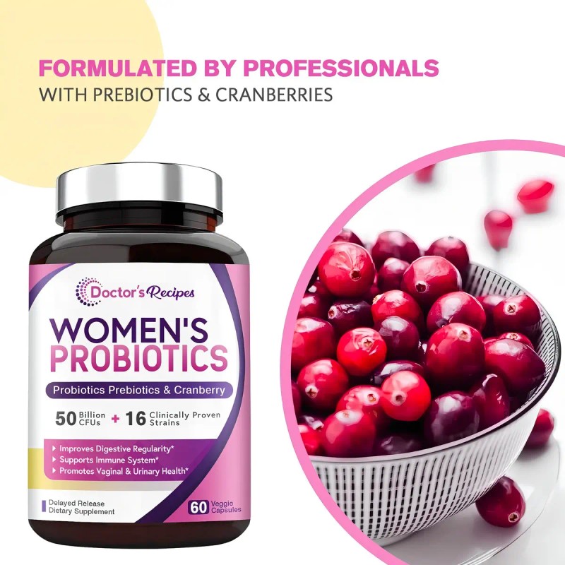 Doctor Recipes Probióticos Mujer Mil Millones Ufc Cepas Salud Vaginal