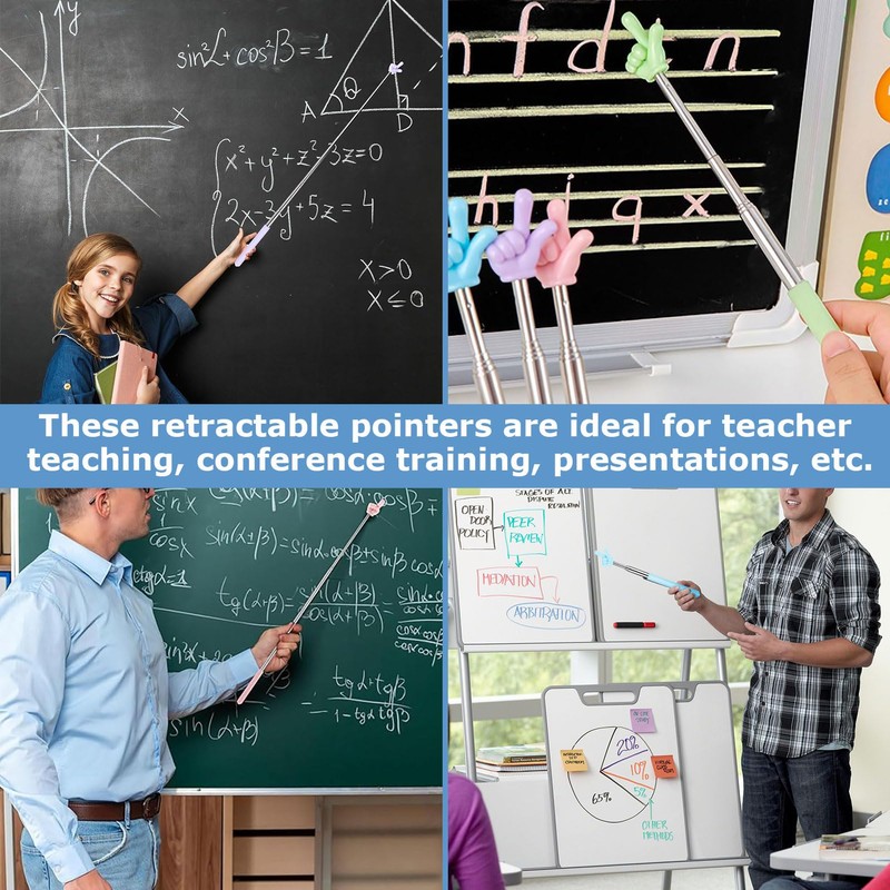 Pack of 5 Pointer Fingers, Scalable, Finger Pointer, Extendable, Index