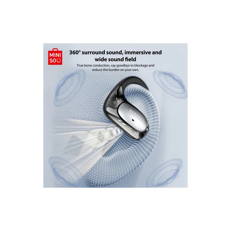 Audifonos Miniso Ms202 Ai Audifonos Traductores Bluetooth 6.0 Ipx5 Resistente