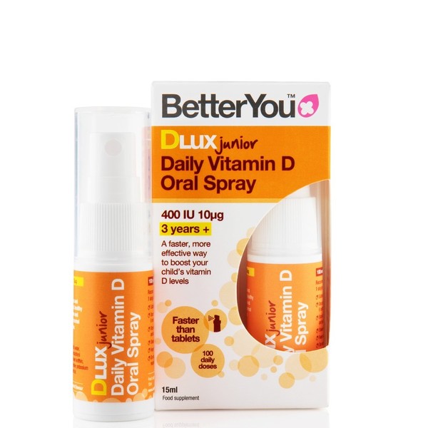 Better You Dlux Junior 400 IU Spray D3, 15ml -