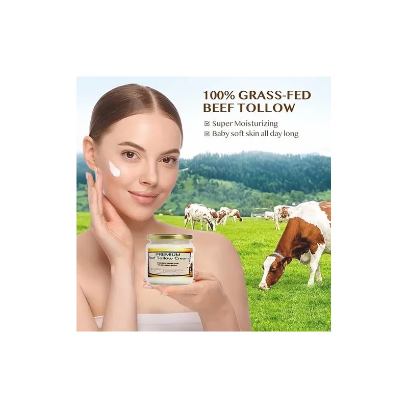 Crema Sebo De Res Premium Cebo Balsamo Natural 100% Cristal
