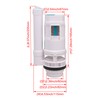 White 18cm Height Water Tank Split Dual Flush Fill Toilet