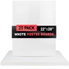 Hygloss Hygloss White Poster Board 22x28 Inch, 25-Pack - Blank