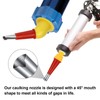 Stainless Steel Caulking Nozzle Coating, Universal Integrated Rubber Nozzle Tool