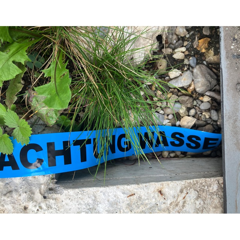 PROlac Beschriftungen Road Warning Tape 75 m Length x 40