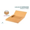 Jiazalpak Vinyl Record Shipping Boxes, 12.8"L x 12.8"W x 1"D,