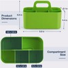 Multiuse Caddy Organizer with Handle - Stackable Plastic Tote Bin