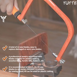 Scroll Saw Blades, Scroll Saw Blades, Scroll Saw Blades with Spiral Teeth for Wood, Metal, Plastic Cutting Saws (06)