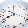 Topkey Silent Wall Clock Kitchen 9 Inch Retro Non-ticking Decorative