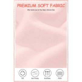 Resinta 6 Packs Toddler and Baby Girls Leggings Pants Full Length Pants Cotton Basic Leggings Stretchy Soft Tights for Kids