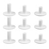 LALOCAPEYO 9PCS White Golf Rubber Tees- 3X of 1.5", 2.28"