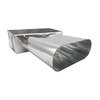 HVAC Premium Double Oval Stack Head 6" Throat Duct Fitting