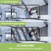 Sigalux Edison Bulbs, E26 LED Bulb ST58 Filament Clear Non-Dimmable