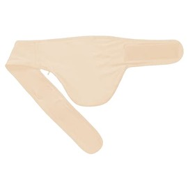 EXTREME Beige Soft Vertical Stoma Belt Ostomy Support Belt Hernia Support Colostomy Belt Hernia Belt Urostomy Belt for Women & Men (Left Side, Size 3 = 32'' to 34'')