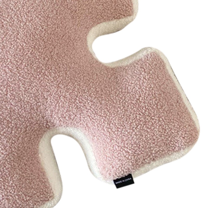 Plush Throw Pillow Ultra Soft Cushion Puzzle Special Shaped for