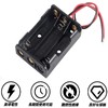 単4電池用 3x1.5V 電池ボックス 3スロットAAA 1.5 vバッテリーホルダー(5個)