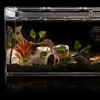 Reptile Log Hide Cave, Safe Hiding Place for Snakes, Turtles,