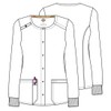 Dickies DK305 - chamarra de calentamiento frontal con 2 bolsillos,