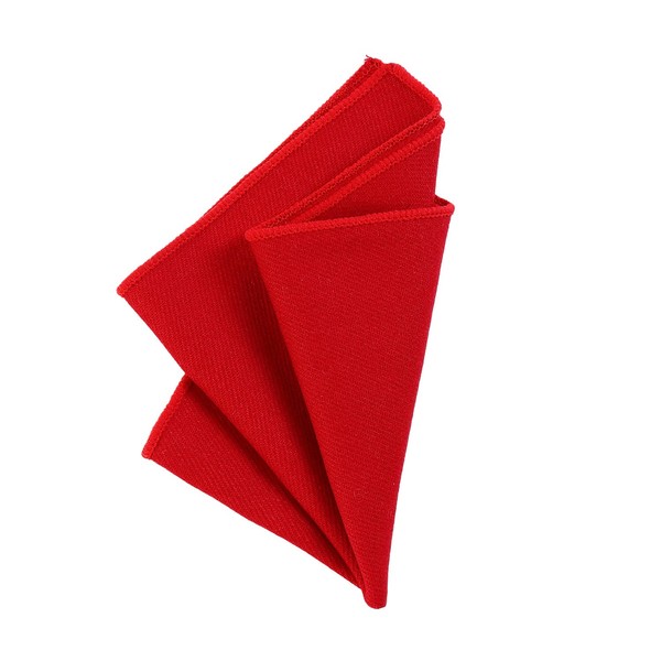 DonDon Mens' Pocket Handkerchief 23 x 23 cm Self-Folding Cotton