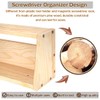 Stepstall 3 Pack Tool Organizers and Storage, Wooden Screwdriver Organizer